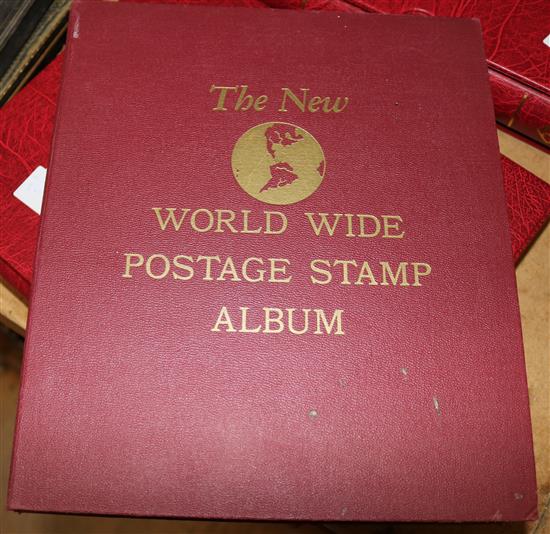 Album of stamps and various other stamps